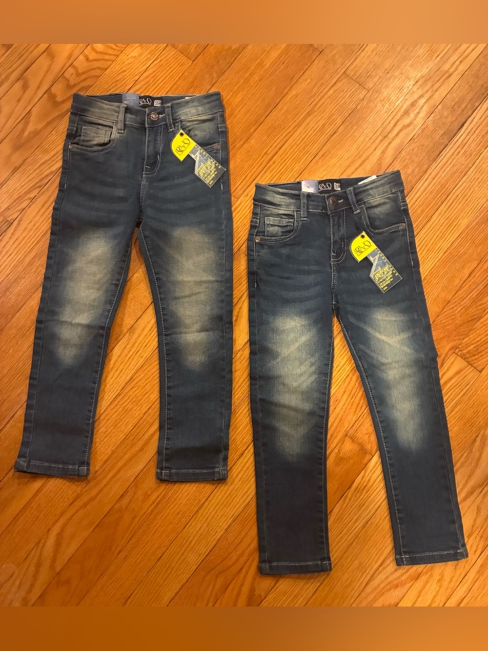 2 Pair Boys Size 5 RND Denim Jeans Bundle